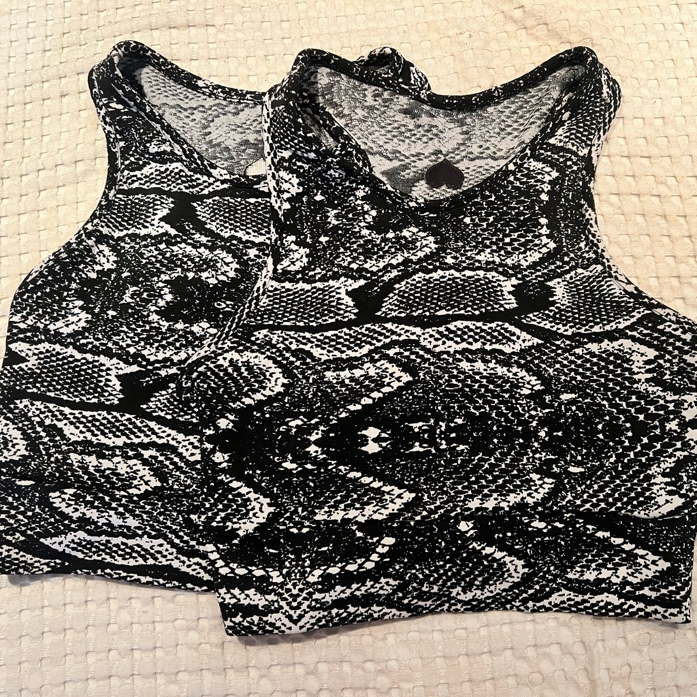 Booty by Brabants Black and White Sports Bra